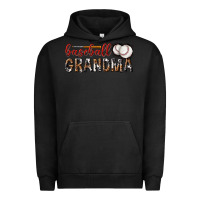 Pigment Black baseball grandma with leopard Urban Hoodie - texasbilliewilder