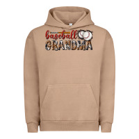 Pigment Burro baseball grandma with leopard Urban Hoodie - texasbilliewilder