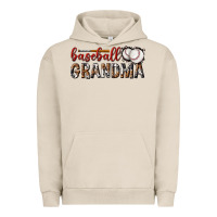 Pigment French Oak baseball grandma with leopard Urban Hoodie - texasbilliewilder