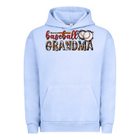 Pigment Grape Ice baseball grandma with leopard Urban Hoodie - texasbilliewilder