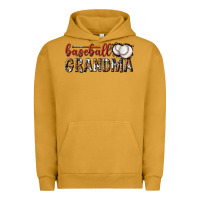 Pigment Peanut Butter baseball grandma with leopard Urban Hoodie - texasbilliewilder