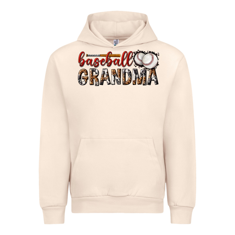 Baseball Grandma With Leopard Urban Hoodie by texasbilliewilder | Teevron