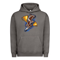 Pigment Tornado football lightning bolt Urban Hoodie - Zillion Design Studio