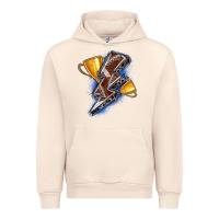 Sandshell football lightning bolt Urban Hoodie - Zillion Design Studio