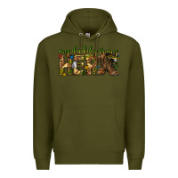 Army Green my daddy is my hero army western Premium Hoodie - texasbilliewilder