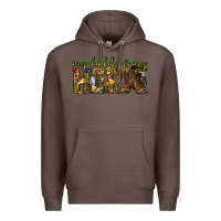 Coffee my daddy is my hero army western Premium Hoodie - texasbilliewilder