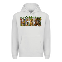 Dove Grey my daddy is my hero army western Premium Hoodie - texasbilliewilder
