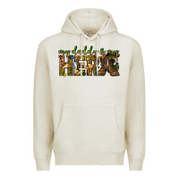 Oatmeal Heather my daddy is my hero army western Premium Hoodie - texasbilliewilder