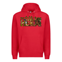 Red my daddy is my hero army western Premium Hoodie - texasbilliewilder