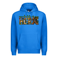 True Royal my daddy is my hero army western Premium Hoodie - texasbilliewilder