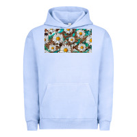Pigment Grape Ice leopard daisy Urban Hoodie - RanaPortraitStore