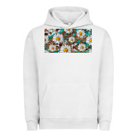 Pigment Lunar Rock leopard daisy Urban Hoodie - RanaPortraitStore