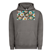 Pigment Tornado leopard daisy Urban Hoodie - RanaPortraitStore