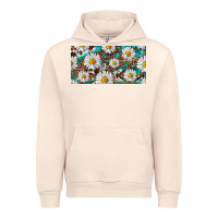 Sandshell leopard daisy Urban Hoodie - RanaPortraitStore
