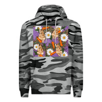 Easter Bunny Carrot Daisys Leopard Glitter Premium Hoodie | Teevron