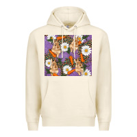 Tofu easter bunny carrot daisys leopard glitter Premium Hoodie - RanaPortraitStore