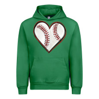 Emerald baseball heart Urban Hoodie - texasbilliewilder