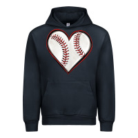Navy baseball heart Urban Hoodie - texasbilliewilder