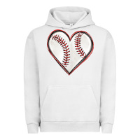 Pigment Lunar Rock baseball heart Urban Hoodie - texasbilliewilder
