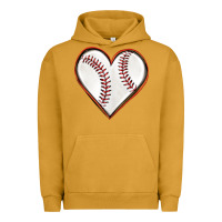 Pigment Peanut Butter baseball heart Urban Hoodie - texasbilliewilder