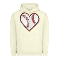 Pigment Pistachio baseball heart Urban Hoodie - texasbilliewilder