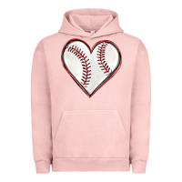 Pigment Salmon baseball heart Urban Hoodie - texasbilliewilder