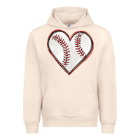 Sandshell baseball heart Urban Hoodie - texasbilliewilder