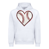 White baseball heart Urban Hoodie - texasbilliewilder