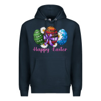 Navy easter western eggs happy easter Premium Hoodie - RanaPortraitStore