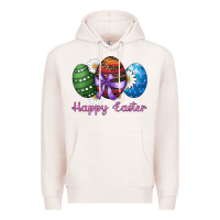 Pale Pink easter western eggs happy easter Premium Hoodie - RanaPortraitStore