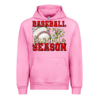 Fuchsia Pink baseball is my favorite season Urban Hoodie - texasbilliewilder