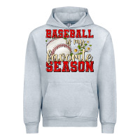 Heather Grey baseball is my favorite season Urban Hoodie - texasbilliewilder