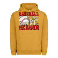 Pigment Peanut Butter baseball is my favorite season Urban Hoodie - texasbilliewilder