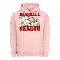 Pigment Salmon baseball is my favorite season Urban Hoodie - texasbilliewilder