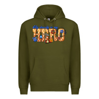 Army Green my daddy is my hero dispatcher Premium Hoodie - texasbilliewilder