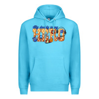 Ocean Blue my daddy is my hero dispatcher Premium Hoodie - texasbilliewilder
