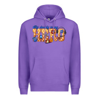 Purple my daddy is my hero dispatcher Premium Hoodie - texasbilliewilder