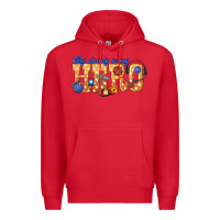 Red my daddy is my hero dispatcher Premium Hoodie - texasbilliewilder