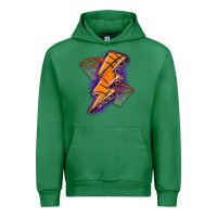 Emerald basketball lightning bolt Urban Hoodie - Zillion Design Studio