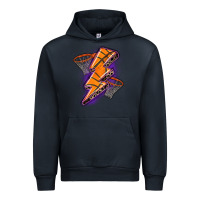 Navy basketball lightning bolt Urban Hoodie - Zillion Design Studio