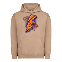 Pigment Burro basketball lightning bolt Urban Hoodie - Zillion Design Studio