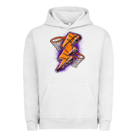 Pigment Lunar Rock basketball lightning bolt Urban Hoodie - Zillion Design Studio