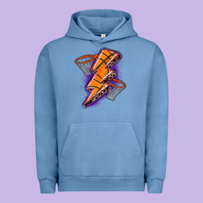 Urban Hoodie basketball lightning bolt