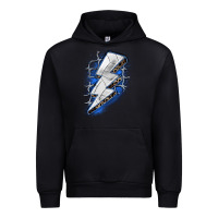 Foreset Green volleyball lightning bolt Urban Hoodie - Zillion Design Studio