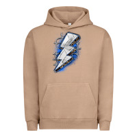 Pigment Burro volleyball lightning bolt Urban Hoodie - Zillion Design Studio