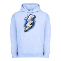 Pigment Grape Ice volleyball lightning bolt Urban Hoodie - Zillion Design Studio