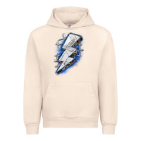Sandshell volleyball lightning bolt Urban Hoodie - Zillion Design Studio