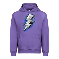 Tulip volleyball lightning bolt Urban Hoodie - Zillion Design Studio