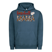 Pigment Midnight Navy baseball mama Urban Hoodie - texasbilliewilder