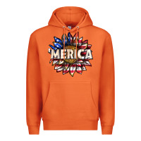 Carrot merica with sunflower Premium Hoodie - texasbilliewilder